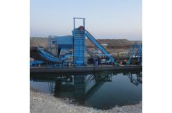 China Diesel Engine 200m3/H Gold Dredging Machine With Chain Bucket Dredger supplier