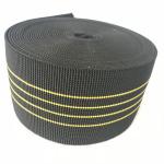 Black High Elasticity Sofa Elastic Webbing 3 Inch Comfortable Handfeel