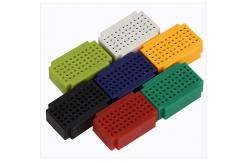 China 55 Tie - Points Solderless Circuit Board , ABS Plastic Solderless Bread Board supplier