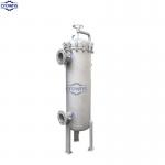 SS 304 20 Bags Filter Housing 20 Inch Sanitary Pleated Filter Cartridge Filter Housing for sale