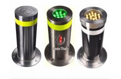 China Fiber Drawing Finish K6 Hydraulic Retractable Road Bollards 220V/380V supplier