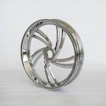 21×3.5 Chrome-Plated Motorcycle Wheel，high-gloss electroplated surface for corrosion resistance and shine for sale