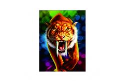 China Eco - Friendly 3D Lenticular Photo For Store With PS / MDF Frame supplier