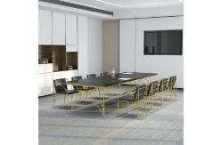 China Customized Melamine Rectangle Office Conference Table For 10 People supplier