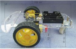 China Remote Control Car Parts Barrow Car Chassis With Magnetogenerator supplier