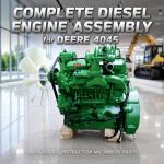 High Quality 4045 Aluminum Complete Diesel Engine Assembly, Green Color, Construction Machinery Spare Parts for sale