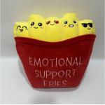 Emotional Fries 35cm Cute Support Pillow Cushion Home Decoration Cuddly Plush toy for sale