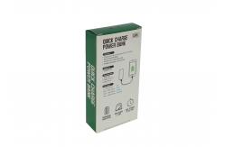 China Supermarket CDR Packing Paper Box , Green Electronics Power Bank Packaging Box supplier