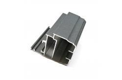 China 6063 Grey Powder Coated Aluminium Door Profiles Structure Extrusion Frame supplier