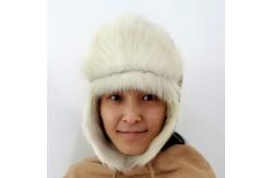 China Trooper Style Earflap Military Winter Hat , Girs Adults Toscana Ushanka Fur Hat supplier