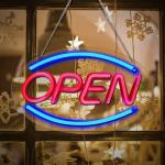 60C Silicone Tube Flashing Open Sign Led 300lm Acrylic for sale