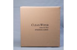 China Lightweight Esd Cleaning Wipes , Lint Free Wipes Clean Room With Black Strips supplier