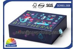 China Rectangle Rigid Drawer Paper Box Chipboard Slide Box Packaging For Cosmetics supplier