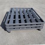 Industrial Folding Steel Storage Cage Stackable Wire Mesh Pallet Cage 200kg Capacity