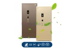 China H1580mm Fingerprint Safe Box With Patented Double Rows Bolts And Zinc Alloy Handle supplier