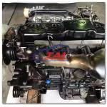 High Quality Original Used Car Parts 4BE1 Car Engine Assy With Conversion Kit Gearbox for Isuzu Engine Systems for sale