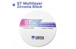 China Dental Lab Multilayer Zirconia Cad Cam Zirconia Blocks Dental Zirconia Blank supplier