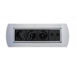 Standard Grounding Flip Up Power Outlet Modules Changeable Magnetic Clutch