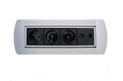 China Standard Grounding Flip Up Power Outlet Modules Changeable Magnetic Clutch supplier