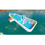 Commercial Jumping Inflatable Water Slides Outdoor Playground for sale