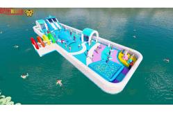 China Commercial Jumping Inflatable Water Slides Outdoor Playground supplier