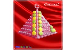China 7 Layer Thin 1mm Plastic Macaron Packaging Pyramid Mini Macaron Stand supplier
