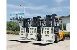 China 6600LBS 7700LBS Dual Pallet Dispenser diesel powered forklift Clamp Push Pull supplier