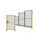 Industrial Robot Safety Fence Designed With Welded Mesh Panels And Corrosion Resistant Powder Coated Steel Frame For Safety for sale