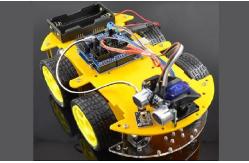 China 4WD DIY Bluetooth Multi Function Smart Intelligent Robot Tracking Obstacle Avoidance Car Kit supplier