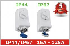 China 230V 400V Waterproof Interlocked Switch Sockets for Industrial Plug supplier