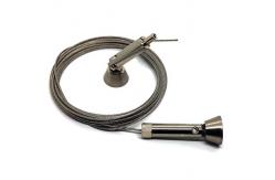 China Suspension Kit With Galvanized Winch Cable Wire Rope Sling Adjustable Gripper Hanging Wire supplier
