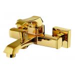 Zinc Handle Single Hole Brass Bath Mixer Taps Center Handle Location for sale