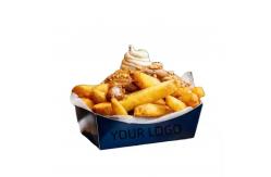China Custom Disposable Food Containers for Fast Food Hamburger French Fry Boxes supplier