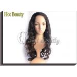 Long 100% Remy Wavy Human Hair Full Lace Wigs 12 Inch - 28 Inch Length for sale