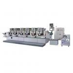 Full Servo Label Intermittent Letter Press Flexo Printing Press  6 Colors Flexo Printing Machine for sale