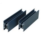 0.8-5.0mm 6063 T5 Blue Powder Coated Aluminium Extrusions Profiles For Doors Frame for sale
