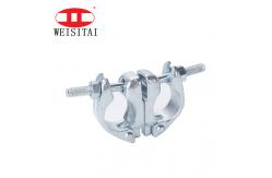 China Electric Galvanized Swivel Scaffold Clips , EN74B Scaffolding Clamp Swivel supplier
