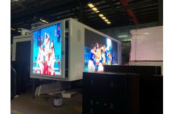 China Customized 3 Sides P6 High Brightness LED Display Box Mounted On Truck supplier