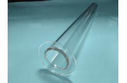 China High Purity High Temperature Quartz Protection Tube Corrosion Resistant supplier