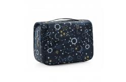 China Hanging Large Capacity Digital Printed Folding Makup Organizer Bag supplier