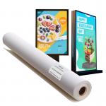 Coated Backlit Frame System Textile Shopping Mall Advertising Fabric Roll for sale