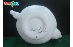 China 2m 6.6ft White Advertising Air Sealed Inflatable Teapot Model With Printing supplier