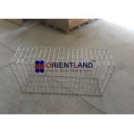 50×100mm Welded Galvanized Gabion Baskets Garden Border Walls Rectangular Hole for sale