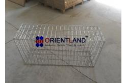 China 50×100mm Welded Galvanized Gabion Baskets Garden Border Walls Rectangular Hole supplier