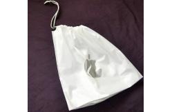 China Custom Apple Iphone Classic Drawstring Plastic Bags with PP Rope supplier