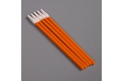 China Cleanroom Bend Flexible Paddle Polypropylene Handle Polyester Microfiber Head Cleaning Swabs supplier