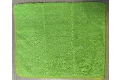 China Green Twisted Recombination Terry Fabric Microfiber Dust Mop 25*35cm 480gsm supplier