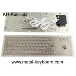 Metal Panel Mount Industrial Computer Keyboard Laser Trackball Mouse Type for sale