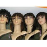 Customized Short Curly Synthetic Human Hair Full Lace Wigs Brown Tangle Free for sale