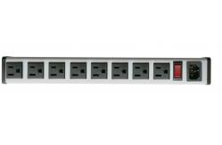 China Rack Cabinet PDU Power Distribution Unit Bar 8 Outlet With Metal Housing supplier